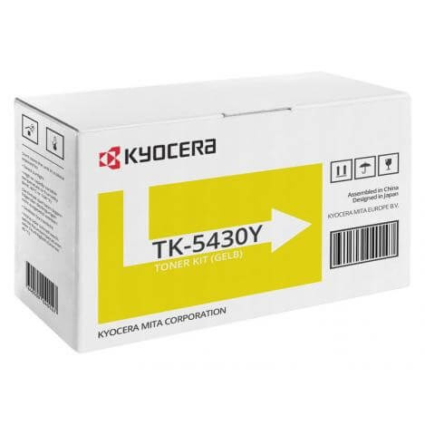 Kyocera Toner 1T0C0AANL1 TK-5430 Gul i gruppen DATORER & KRINGUTRUSTNING / Skrivare & Tillbehör / Bläck & Toner / Toner / Kyocera hos TP E-commerce Nordic AB (C34949)