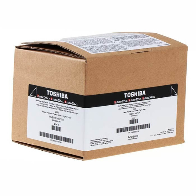 Toshiba Toner 6B000000748 T-305P-R Svart i gruppen DATORER & KRINGUTRUSTNING / Skrivare & Tillbehör / Bläck & Toner / Toner / Toshiba hos TP E-commerce Nordic AB (C35056)