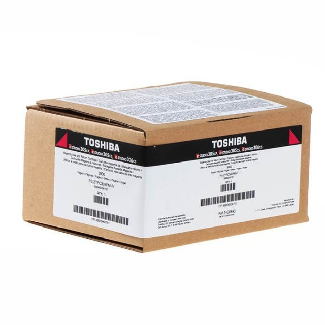 Toshiba Toner 6B000000750 T-305P-R Magenta i gruppen DATORER & KRINGUTRUSTNING / Skrivare & Tillbehör / Bläck & Toner / Toner / Toshiba hos TP E-commerce Nordic AB (C35057)