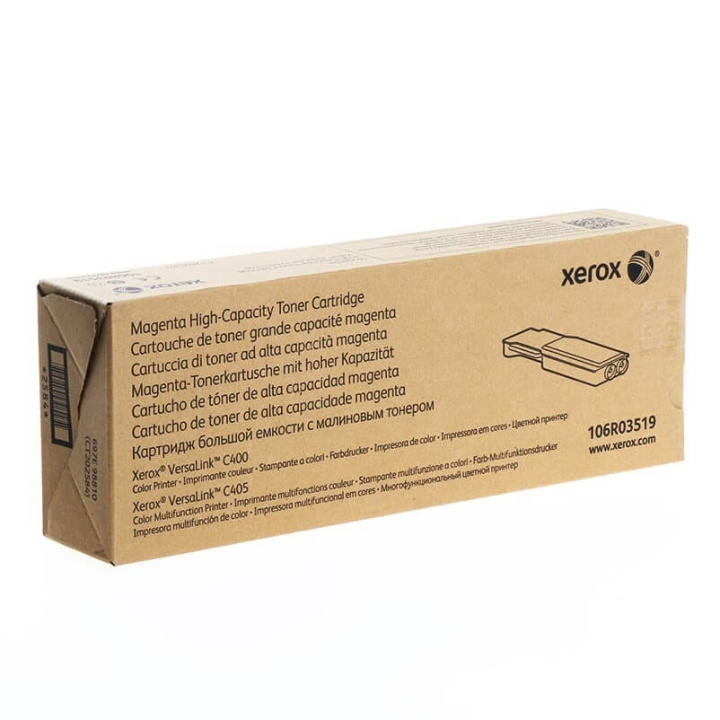 Xerox Toner 106R03519 Magenta Hög Kapacitet i gruppen DATORER & KRINGUTRUSTNING / Skrivare & Tillbehör / Bläck & Toner / Toner / Xerox hos TP E-commerce Nordic AB (C35136)