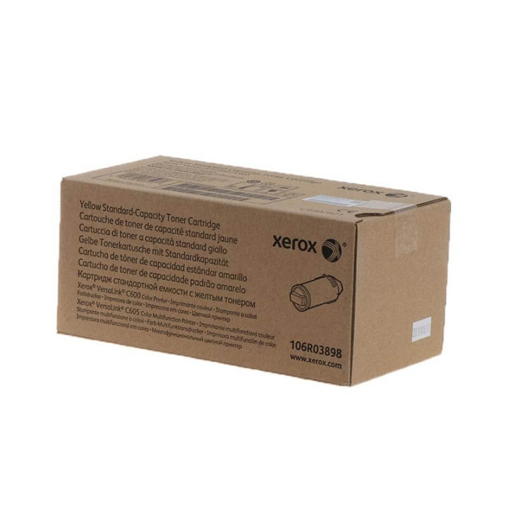 Xerox Toner 106R03898 Gul i gruppen DATORER & KRINGUTRUSTNING / Skrivare & Tillbehör / Bläck & Toner / Toner / Xerox hos TP E-commerce Nordic AB (C35152)