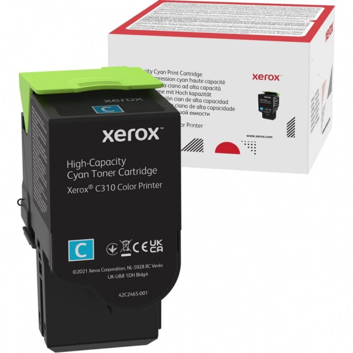 Xerox Toner 006R04365 Cyan Hög Kapacitet i gruppen DATORER & KRINGUTRUSTNING / Skrivare & Tillbehör / Bläck & Toner / Toner / Xerox hos TP E-commerce Nordic AB (C35183)