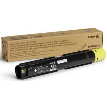 Xerox Toner 106R03742 Gul Hög Kapacitet i gruppen DATORER & KRINGUTRUSTNING / Skrivare & Tillbehör / Bläck & Toner / Toner / Xerox hos TP E-commerce Nordic AB (C35206)