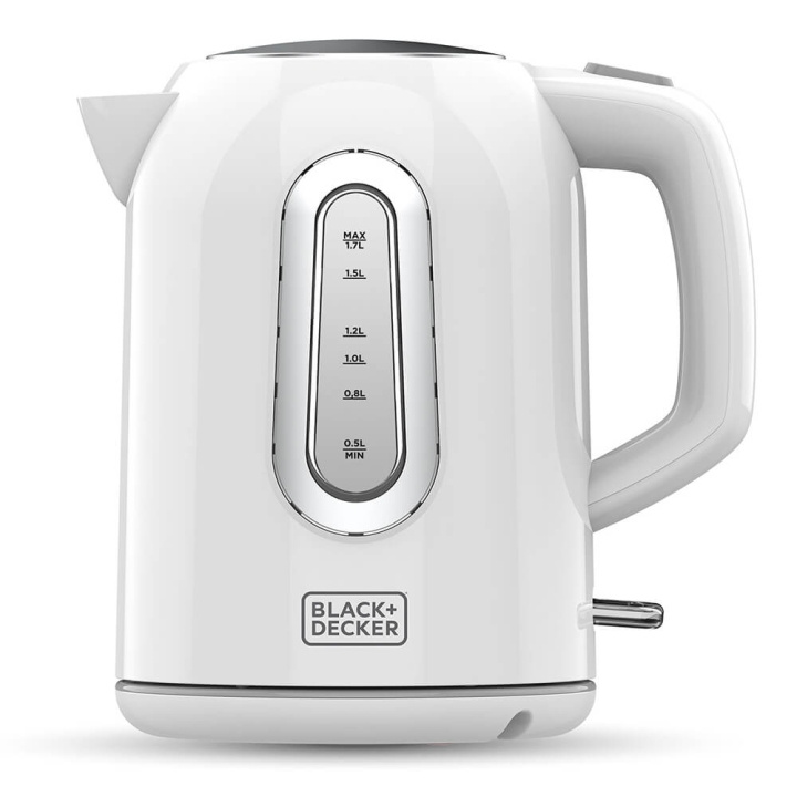 BLACK+DECKER Vattenkokare 1,7L Vit i gruppen HEM, HUSHÅLL & TRÄDGÅRD / Hushållsmaskiner / Vatten & Juice / Vattenkokare hos TP E-commerce Nordic AB (C35330)