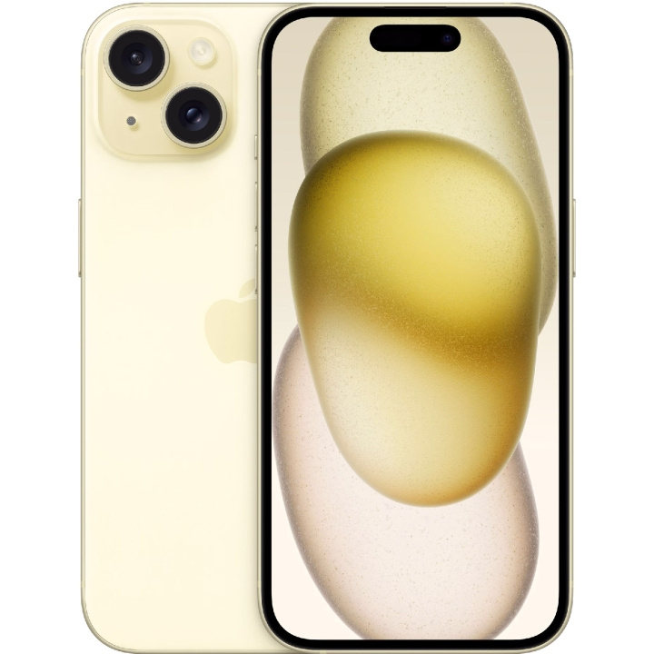 Apple iPhone 15 128GB Yellow i gruppen SMARTPHONE & SURFPLATTOR / Mobiltelefoner & smartphones hos TP E-commerce Nordic AB (C35400)