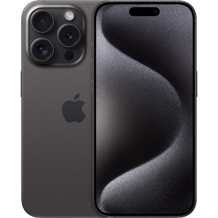 Apple iPhone 15 Pro 128GB Black Titanium i gruppen SMARTPHONE & SURFPLATTOR / Mobiltelefoner & smartphones hos TP E-commerce Nordic AB (C35412)