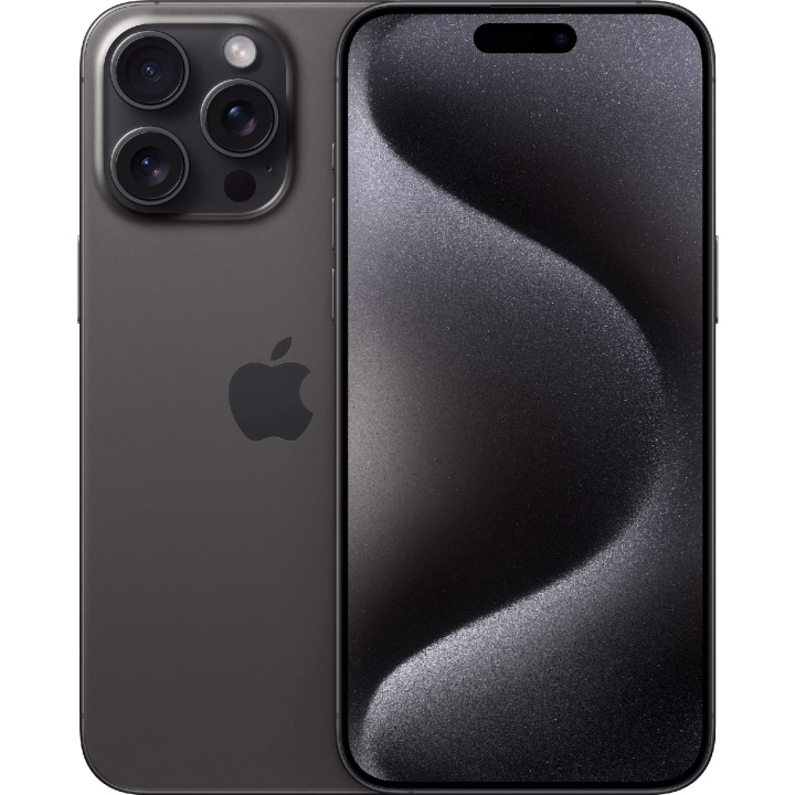 Apple iPhone 15 Pro Max 256GB Black Titanium i gruppen SMARTPHONE & SURFPLATTOR / Mobiltelefoner & smartphones hos TP E-commerce Nordic AB (C35427)