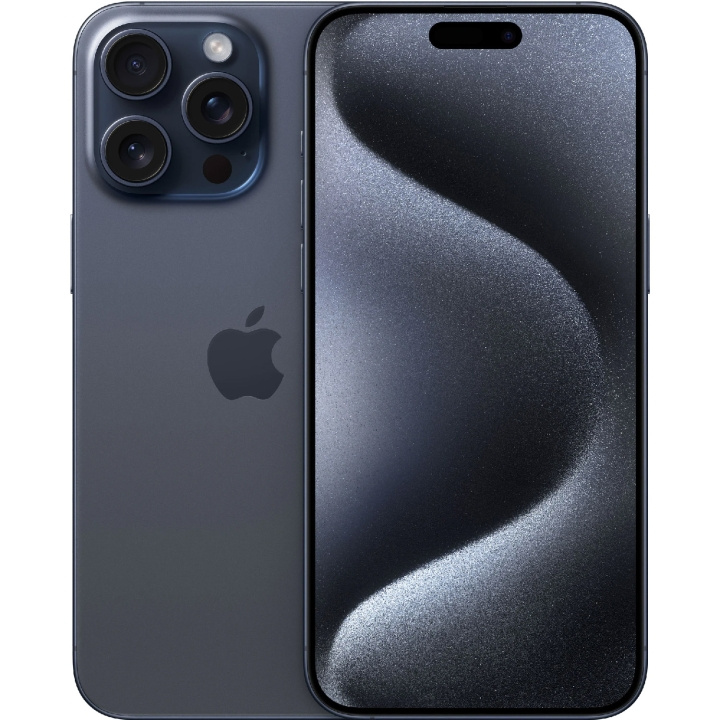 Apple iPhone 15 Pro Max 256GB Blue Titanium i gruppen SMARTPHONE & SURFPLATTOR / Mobiltelefoner & smartphones hos TP E-commerce Nordic AB (C35429)