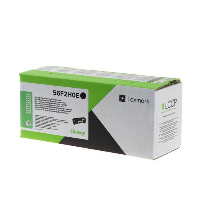 Lexmark Toner 56F2H0E Svart High Yield, Corporate Return i gruppen DATORER & KRINGUTRUSTNING / Skrivare & Tillbehör / Bläck & Toner / Toner / Lexmark hos TP E-commerce Nordic AB (C36677)