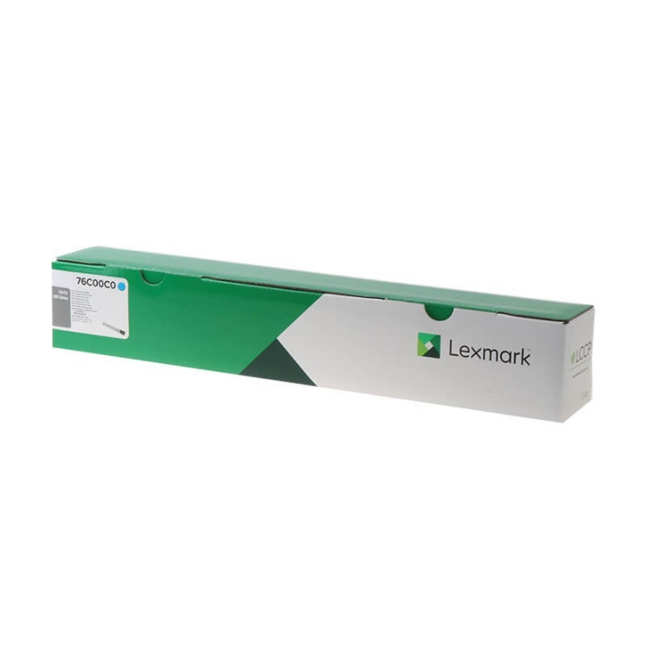 Lexmark Toner 76C00C0 Cyan, Return i gruppen DATORER & KRINGUTRUSTNING / Skrivare & Tillbehör / Bläck & Toner / Toner / Lexmark hos TP E-commerce Nordic AB (C36717)