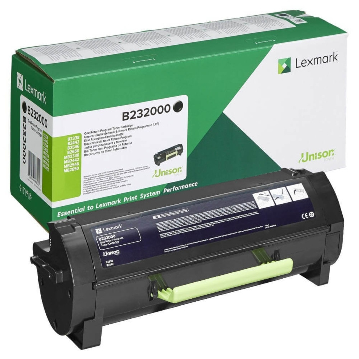 Lexmark Toner B232000 Svart i gruppen DATORER & KRINGUTRUSTNING / Skrivare & Tillbehör / Bläck & Toner / Toner / Lexmark hos TP E-commerce Nordic AB (C36744)