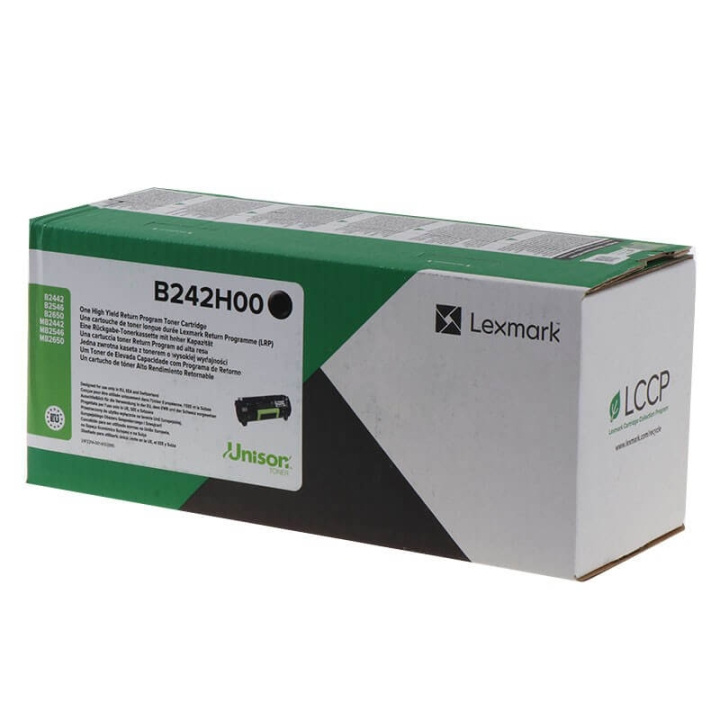 Lexmark Toner B242H00 Svart High Yield i gruppen DATORER & KRINGUTRUSTNING / Skrivare & Tillbehör / Bläck & Toner / Toner / Lexmark hos TP E-commerce Nordic AB (C36745)