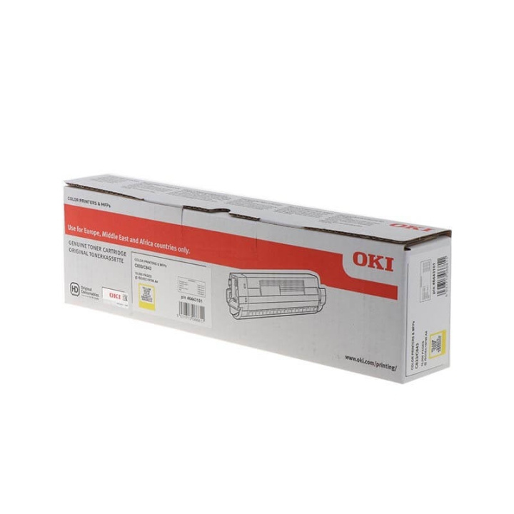 OKI Toner 46443101 Gul Hög Kapacitet i gruppen DATORER & KRINGUTRUSTNING / Skrivare & Tillbehör / Bläck & Toner / Toner / OKI hos TP E-commerce Nordic AB (C36872)