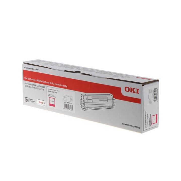 OKI Toner 46471102 Magenta i gruppen DATORER & KRINGUTRUSTNING / Skrivare & Tillbehör / Bläck & Toner / Toner / OKI hos TP E-commerce Nordic AB (C36877)