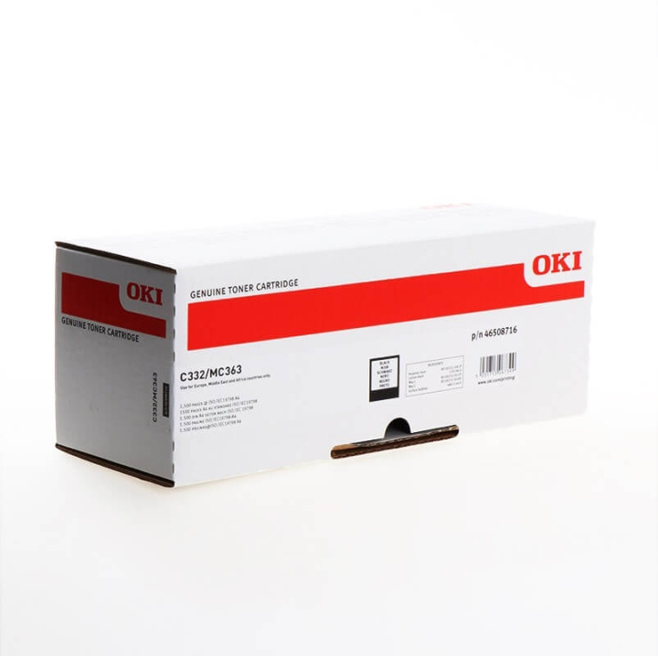 OKI Toner 46508716 Svart i gruppen DATORER & KRINGUTRUSTNING / Skrivare & Tillbehör / Bläck & Toner / Toner / OKI hos TP E-commerce Nordic AB (C36895)