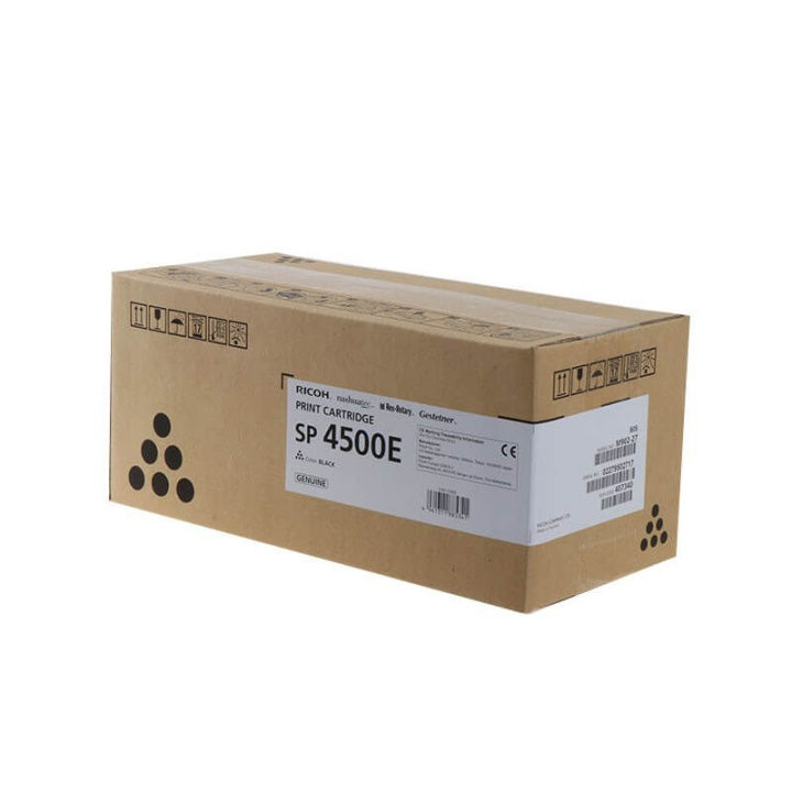 Ricoh Toner 407340 SP 4500E Svart i gruppen DATORER & KRINGUTRUSTNING / Skrivare & Tillbehör / Bläck & Toner / Toner / Ricoh hos TP E-commerce Nordic AB (C36958)