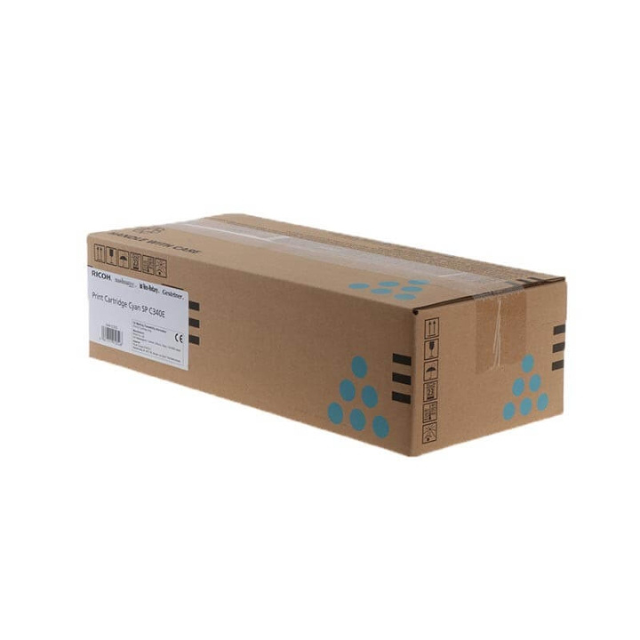 Ricoh Toner 407900 SP C340E Cyan i gruppen DATORER & KRINGUTRUSTNING / Skrivare & Tillbehör / Bläck & Toner / Toner / Ricoh hos TP E-commerce Nordic AB (C36971)