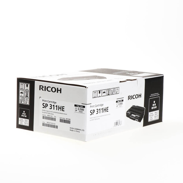 Ricoh Toner 407246 SP 311HE Svart i gruppen DATORER & KRINGUTRUSTNING / Skrivare & Tillbehör / Bläck & Toner / Toner / Ricoh hos TP E-commerce Nordic AB (C37072)