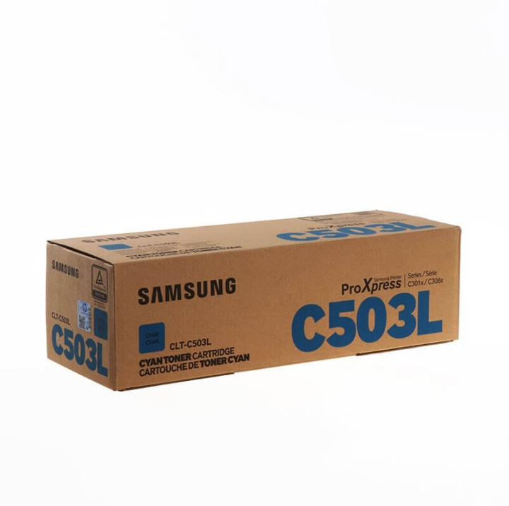 Samsung Toner SU014A CLT-C503L Cyan i gruppen DATORER & KRINGUTRUSTNING / Skrivare & Tillbehör / Bläck & Toner / Toner / Samsung hos TP E-commerce Nordic AB (C37196)