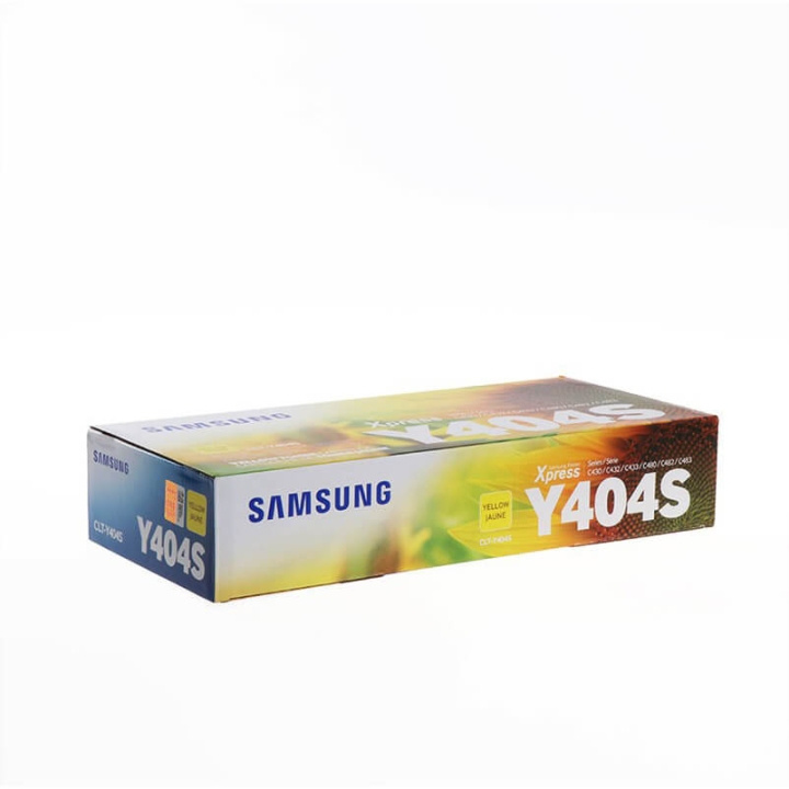 Samsung Toner SU444A CLT-Y404S Gul i gruppen DATORER & KRINGUTRUSTNING / Skrivare & Tillbehör / Bläck & Toner / Toner / Samsung hos TP E-commerce Nordic AB (C37211)