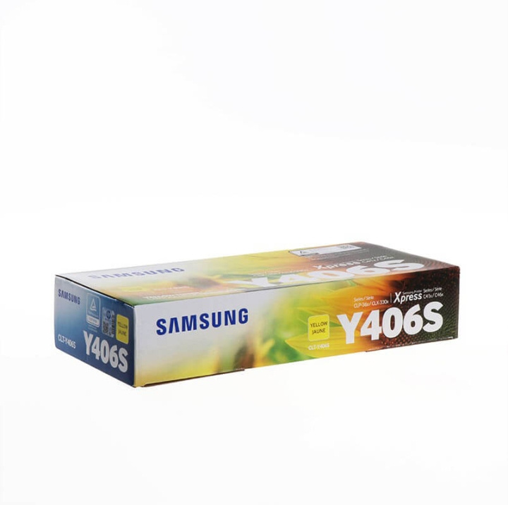 Samsung Toner SU462A CLT-Y406S Gul i gruppen DATORER & KRINGUTRUSTNING / Skrivare & Tillbehör / Bläck & Toner / Toner / Samsung hos TP E-commerce Nordic AB (C37212)