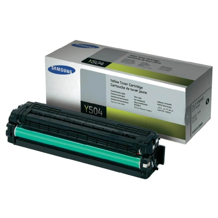 Samsung Toner SU502A CLT-Y504S Gul i gruppen DATORER & KRINGUTRUSTNING / Skrivare & Tillbehör / Bläck & Toner / Toner / Samsung hos TP E-commerce Nordic AB (C37214)