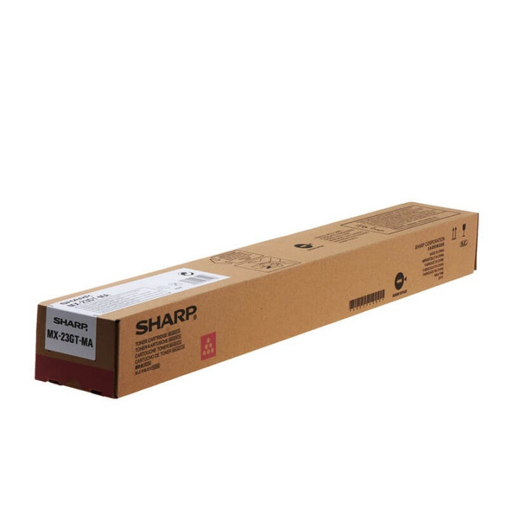 Sharp Toner MX23GTMA MX-23GT Magenta i gruppen DATORER & KRINGUTRUSTNING / Skrivare & Tillbehör / Bläck & Toner / Toner / Sharp hos TP E-commerce Nordic AB (C37432)