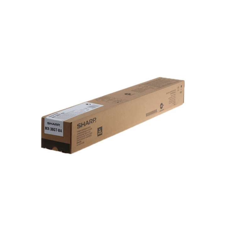 Sharp Toner MX36GTBA MX-36GT Svart i gruppen DATORER & KRINGUTRUSTNING / Skrivare & Tillbehör / Bläck & Toner / Toner / Sharp hos TP E-commerce Nordic AB (C37442)