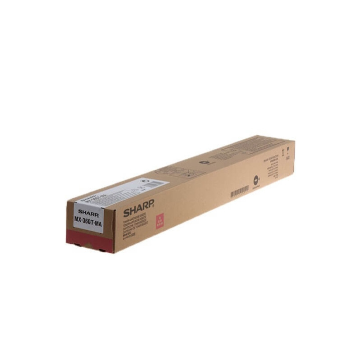 Sharp Toner MX36GTMA MX-36GT Magenta i gruppen DATORER & KRINGUTRUSTNING / Skrivare & Tillbehör / Bläck & Toner / Toner / Sharp hos TP E-commerce Nordic AB (C37444)