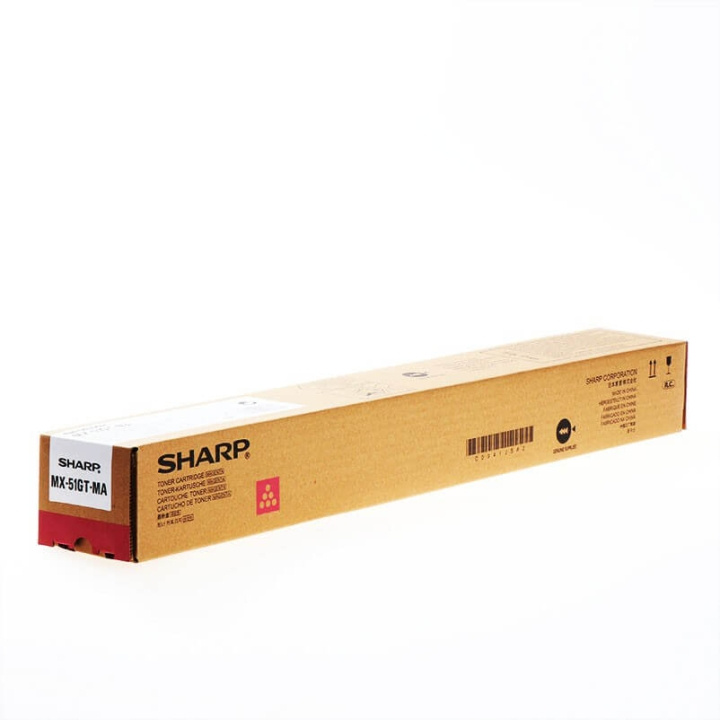 Sharp Toner MX51GTMA MX-51GT Magenta i gruppen DATORER & KRINGUTRUSTNING / Skrivare & Tillbehör / Bläck & Toner / Toner / Sharp hos TP E-commerce Nordic AB (C37450)