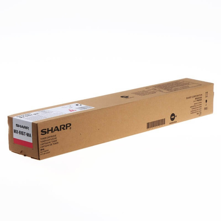 Sharp Toner MX61GTMA MX-61GT Magenta i gruppen DATORER & KRINGUTRUSTNING / Skrivare & Tillbehör / Bläck & Toner / Toner / Sharp hos TP E-commerce Nordic AB (C37455)