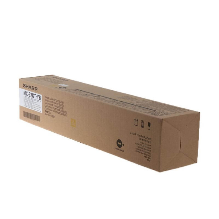 Sharp Toner MX62GTYB MX-62GT Gul i gruppen DATORER & KRINGUTRUSTNING / Skrivare & Tillbehör / Bläck & Toner / Toner / Sharp hos TP E-commerce Nordic AB (C37460)