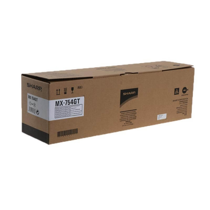 Sharp Toner MX754GT MX-754GT Svart i gruppen DATORER & KRINGUTRUSTNING / Skrivare & Tillbehör / Bläck & Toner / Toner / Sharp hos TP E-commerce Nordic AB (C37461)