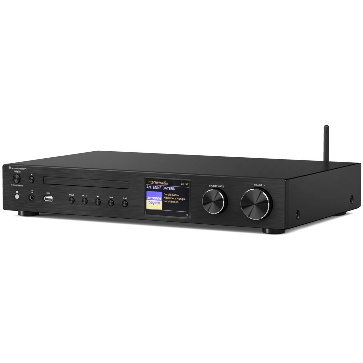 Soundmaster Förstärkare Stereo Radio Internet/DAB+/FM CD Bluetooth App ICD4350SW Svart i gruppen HEMELEKTRONIK / Ljud & Bild / Hemmabio, HiFi & Bärbart / Radio & Väckarklockor / Internetradio hos TP E-commerce Nordic AB (C37663)