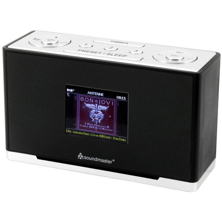 Soundmaster UR240SW DAB+/FM radio med snabbval och klockradio-funktion i gruppen HEMELEKTRONIK / Ljud & Bild / Hemmabio, HiFi & Bärbart / Radio & Väckarklockor / Internetradio hos TP E-commerce Nordic AB (C37664)