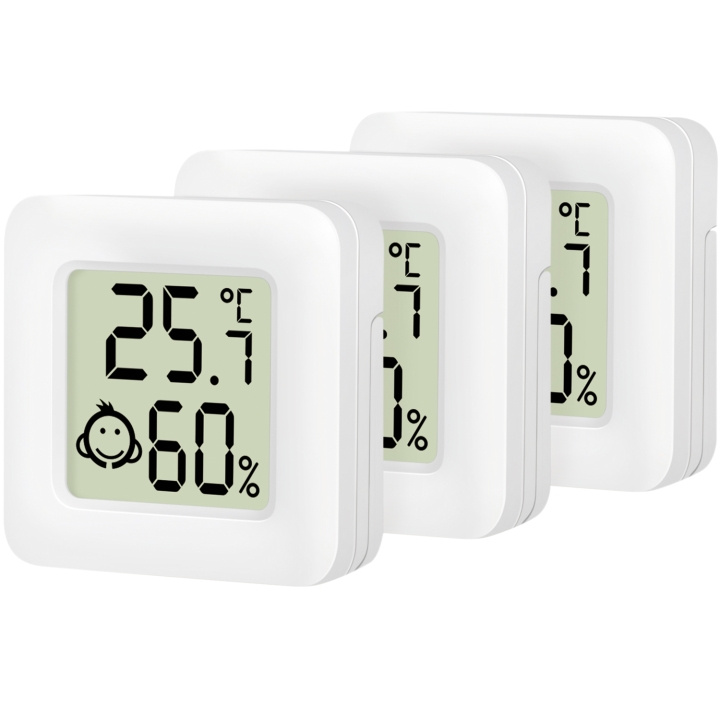 LogiLink Digital Mini-termometer/hygrometer 3-pack i gruppen HEM, HUSHÅLL & TRÄDGÅRD / Fläktar & Klimatprodukter / Termometrar & Väderstationer hos TP E-commerce Nordic AB (C37687)