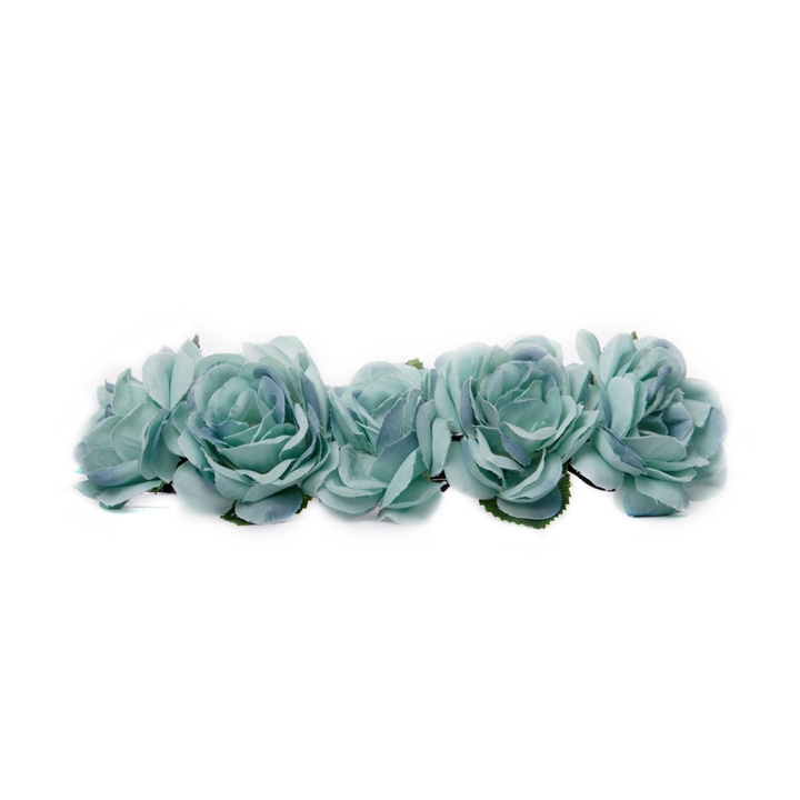 Hårband Hairband Blossom Big - Turquoise i gruppen SKÖNHET & HÄLSA / Hår & Styling / Håraccessoarer hos TP E-commerce Nordic AB (C37709)