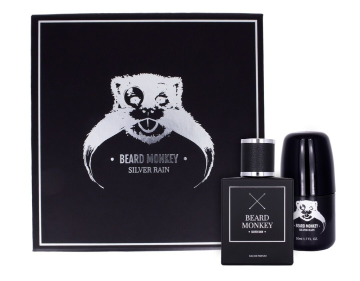 Beard Monkey Giftset Beard Monkey Silver Rain i gruppen SKÖNHET & HÄLSA / Doft & Parfym / Parfym / Parfym för honom hos TP E-commerce Nordic AB (C37718)