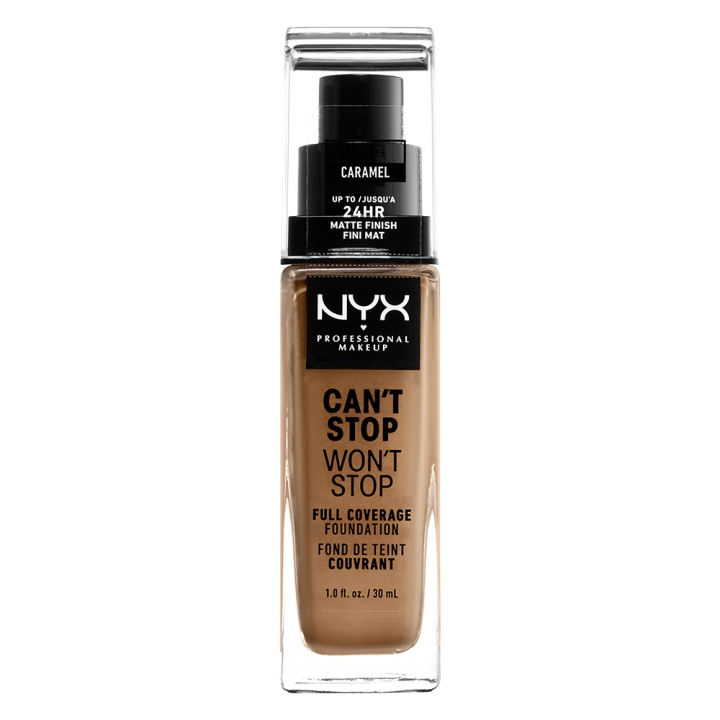 NYX PROF. MAKEUP Cant Stop Wont Stop Foundation - Caramel i gruppen SKÖNHET & HÄLSA / Makeup / Basmakeup / Foundation hos TP E-commerce Nordic AB (C37723)