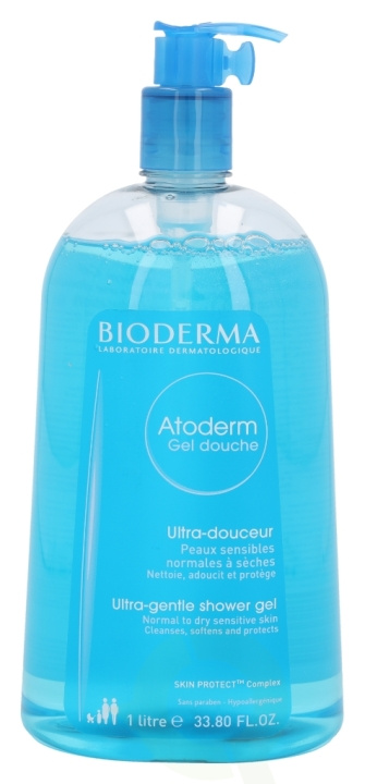 Bioderma Atoderm Ultra-Gentle Shower Gel 1 litre i gruppen SKÖNHET & HÄLSA / Hudvård / Kroppsvård / Bad & Duschcreme hos TP E-commerce Nordic AB (C37801)