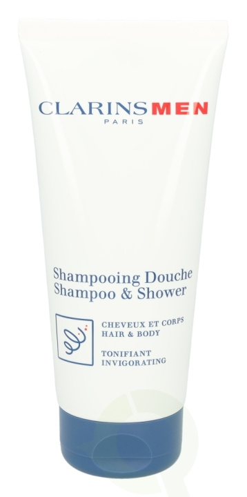 Clarins Men Shampoo & Shower 200 ml i gruppen SKÖNHET & HÄLSA / Hår & Styling / Hårvårdsprodukter / Schampo hos TP E-commerce Nordic AB (C37816)
