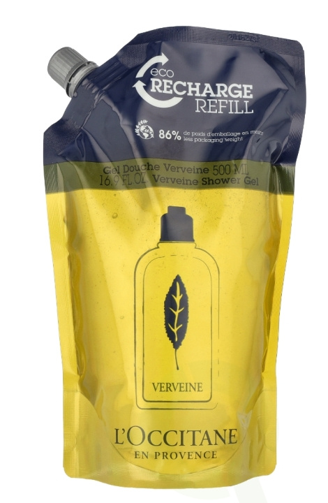 L\'Occitane Verbena Citrus Shower Gel - Refill 500 ml i gruppen SKÖNHET & HÄLSA / Hudvård / Kroppsvård / Bad & Duschcreme hos TP E-commerce Nordic AB (C37884)