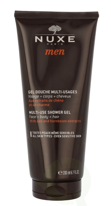 Nuxe Men Multi-Use Shower Gel 200 ml i gruppen SKÖNHET & HÄLSA / Hudvård / Kroppsvård / Bad & Duschcreme hos TP E-commerce Nordic AB (C37956)