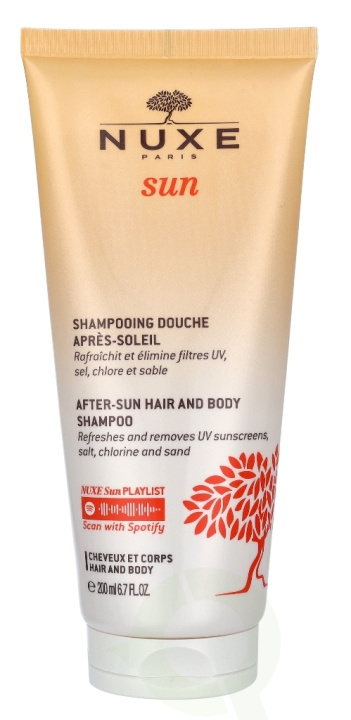 Nuxe Sun After-Sun Hair & Body Shampoo 200 ml i gruppen SKÖNHET & HÄLSA / Hår & Styling / Hårvårdsprodukter / Schampo hos TP E-commerce Nordic AB (C37957)