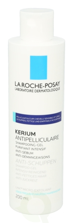 La Roche-Posay LRP Kerium Anti-Dandruff Gel Shampoo 200 ml i gruppen SKÖNHET & HÄLSA / Hår & Styling / Hårvårdsprodukter / Schampo hos TP E-commerce Nordic AB (C37986)