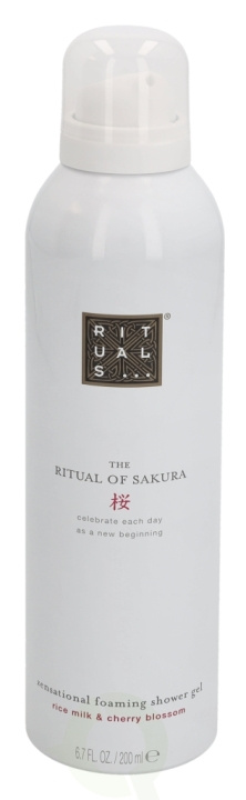 Rituals Sakura Zensational Foaming Shower Gel 200 ml i gruppen SKÖNHET & HÄLSA / Hudvård / Kroppsvård / Bad & Duschcreme hos TP E-commerce Nordic AB (C37990)