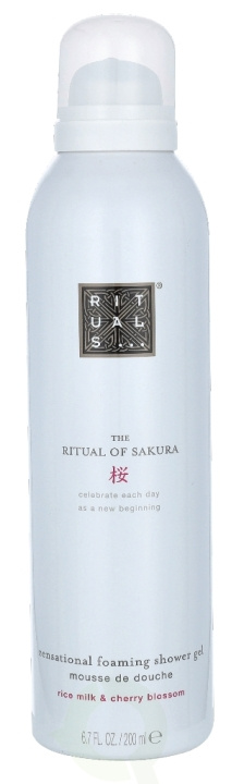 Rituals Sakura Zensational Foaming Shower Gel 200 ml i gruppen SKÖNHET & HÄLSA / Hudvård / Kroppsvård / Bad & Duschcreme hos TP E-commerce Nordic AB (C37991)