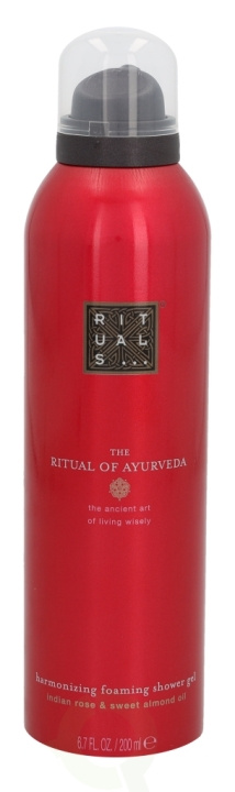 Rituals Ayurveda Foaming Shower Gel 200 ml i gruppen SKÖNHET & HÄLSA / Hudvård / Kroppsvård / Bad & Duschcreme hos TP E-commerce Nordic AB (C37992)