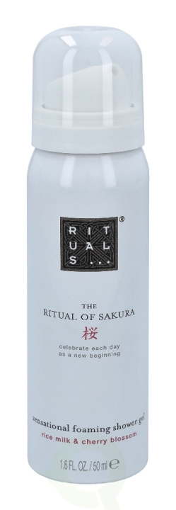 Rituals Sakura Zensational Foaming Shower Gel 50 ml i gruppen SKÖNHET & HÄLSA / Hudvård / Kroppsvård / Bad & Duschcreme hos TP E-commerce Nordic AB (C38010)