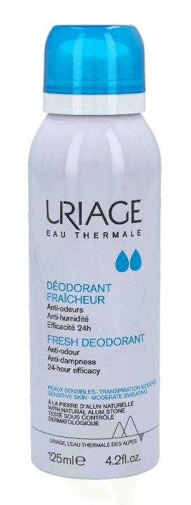 Uriage Deodrant Fraicheur- Fresh 24H 125 ml i gruppen SKÖNHET & HÄLSA / Doft & Parfym / Deodorant / Deo för henne hos TP E-commerce Nordic AB (C38036)